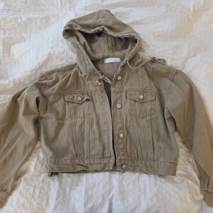 Women's Tan Jean Jacket